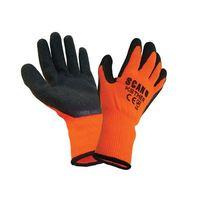 Knitshell Thermal Gloves Orange/Black - Large