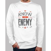 know your enemy tshirt long sleeve women