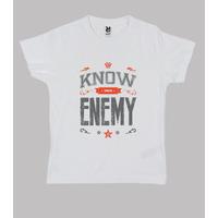 know your enemy tshirt child