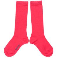 knee length wool socks pink quality kids boys girls