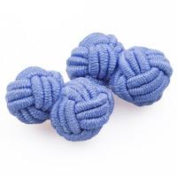 knot light blue cufflinks