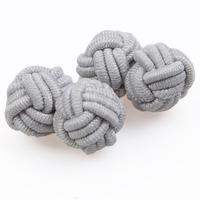 Knot Silver Cufflinks