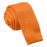 Knitted Tangerine Tie