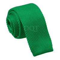 Knitted Forest Green Tie