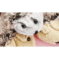 Knitted Winter Warm Hedgehog Mittens