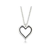 Knight And Day Stainless Steel Heart Locket