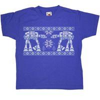 Knitted Jumper Style Kids T Shirt - Snow Walkers