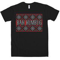 knitted jumper style t shirt bah humbug