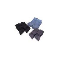 knee socks with comfort band in 2 pack colour black size 68