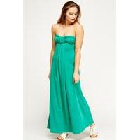 Knot Bandeau Maxi Basic Dress