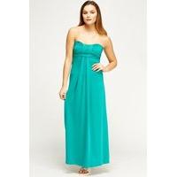 knot bandeau maxi basic dress