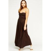 Knot Bandeau Maxi Basic Dress