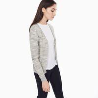 Knitted Cardigan - Grey Melange