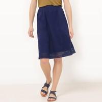 Knit Skirt with Lace Details