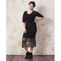 Knitted Fringe Dress