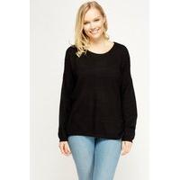 Knitted Dip Hem Jumper