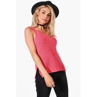 Knitted Top - coral