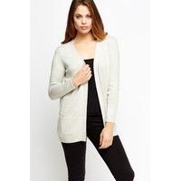 Knitted Casual Open Front Cardigan