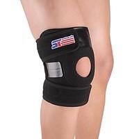 Knee Brace Sports Support Adjustable Easy dressing Climbing Camping Hiking Running Black