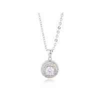 Knight And Day Rhodium Clarice Pendant Necklace