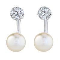 knight day pearl rhodium grazia earringss