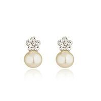 knight and day rhodium and crystal cream pearl