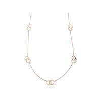 Knight And Day Rose Gold And Crystal Necklace