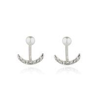 knight and day rhodium pearl and crystal earrings