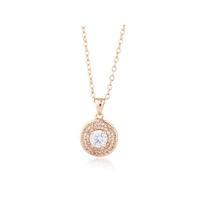 Knight And Day Rose Gold Clarice Pendant Necklace