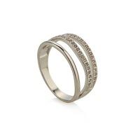 Knight And Day Rhodium Ring