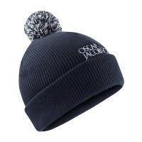 Knitted Bobble Golf Hat II - Navy