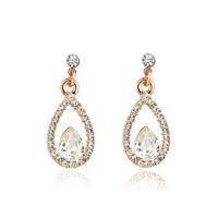 Knight And Day Rose Gold Crystal Earrings