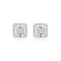 Knight And Day Rhodium Earrings