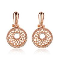 Knight & Day Filigree Disc Drop Earringss