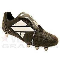 kooga ft x low cut soft toe rugby boot black uk 7