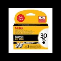 Kodak No.30XL / 3958048 Original High Capacity Black Ink Cartridge Twin Pack
