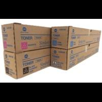 konica minolta tn321 original black and colour toner multipack