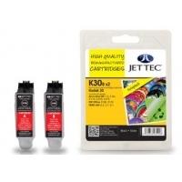 Kodak 30 Black Twin Pack Compatible Ink Cartridge by JetTec K30B x 2