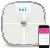 Koogeek Smart Health Scale Bluetooth WiFi Sync Measures Muscle Bone Mass BMI BMR and Visceral Fat Weight Body Fat Water 16 Users Recognition 330lb/150