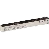 korres eyeshadow twist black volcanic minerals 98 metallic black 1 st