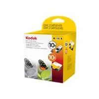 kodak combo pack no10b no 10c print cartridge 1 x black multicolour