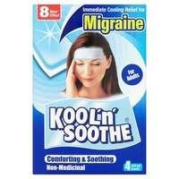 Kool\'n\'Soothe Migraine Pain Relief Cool Soft Gel Sheets 4s