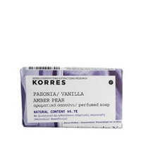 KORRES Peonia Vanilla and Amber Pear Soap - 125g