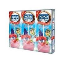Koko Dairy Free Strawberry + Calciu 250ml (3 pack) (3 x 250ml)
