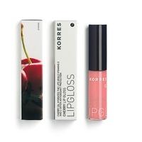 korres cherry lip gloss 11 light pink