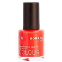 korres coral hibiscus nail polish