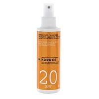 korres sunscreen face and body emulsion yoghurt spf20