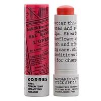 korres mandarin lip butter stick spf15 peach