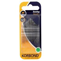 Korbond Sewing Needles 20 Pieces 238316