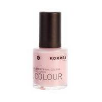 korres nail polish care myrrh oligoelements nail colour 04 peony pink  ...